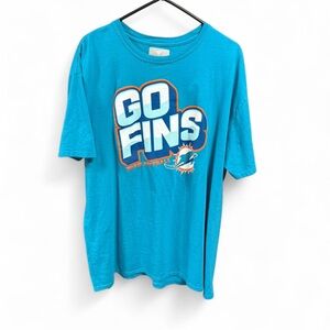 Fanatics Teal 'Go Fins' Men's Tee